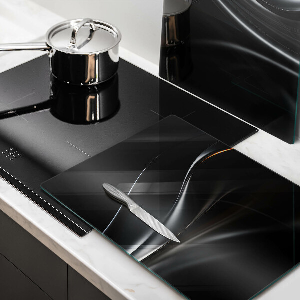 Skleněné krájecí prkénko Abstraktní 3d design