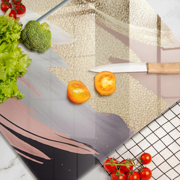 Skleněné krájecí prkénko Pastelové skvrny