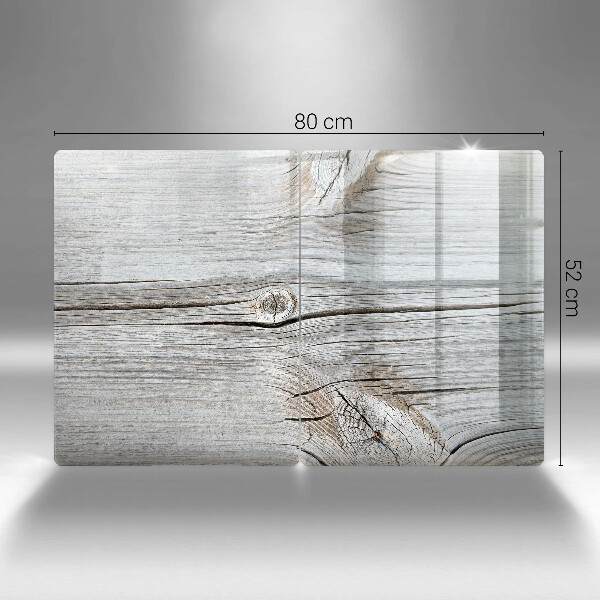 Skleněné krájecí prkénko Světlá struktura dřeva