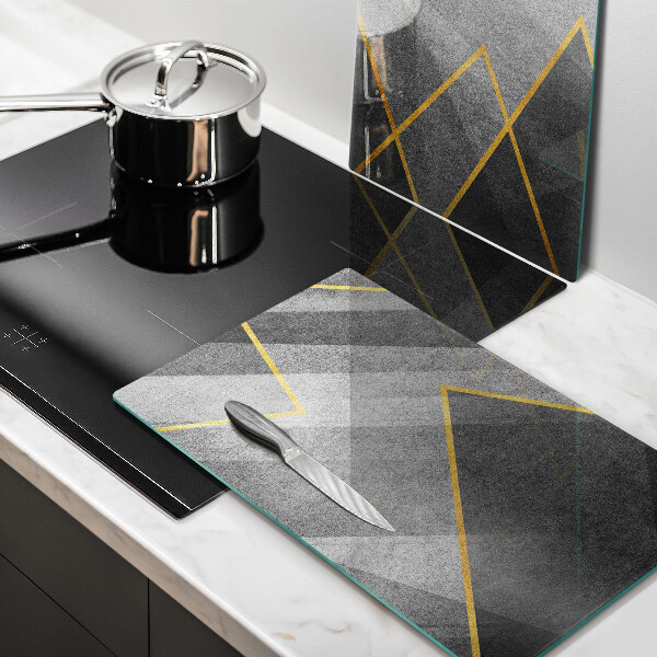 Skleněné krájecí prkénko Ostré tvary