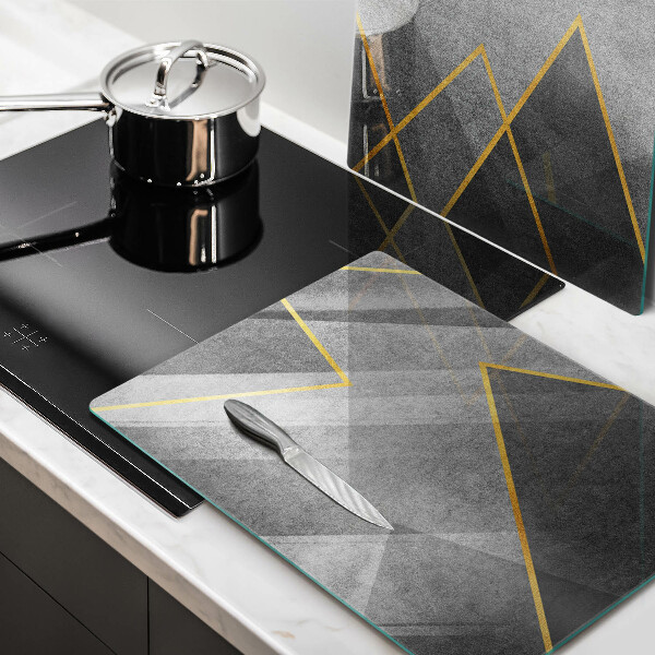 Skleněné krájecí prkénko Ostré tvary