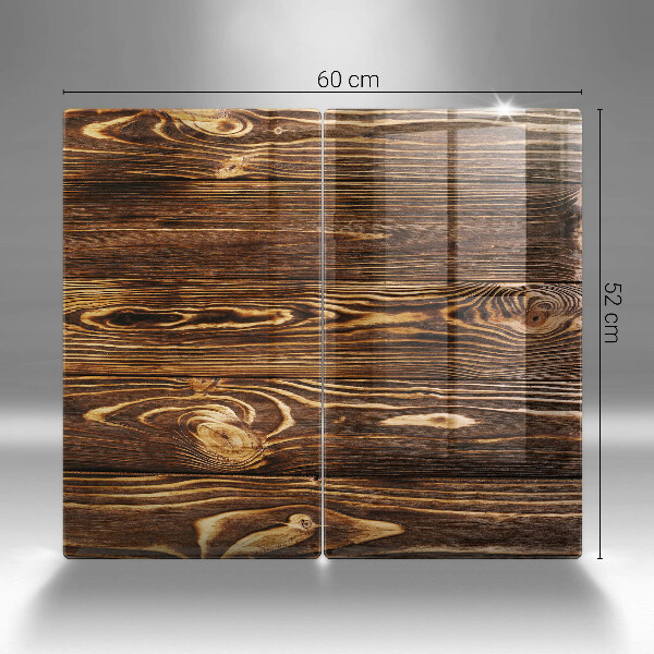 Skleněné krájecí prkénko Textura dřeva