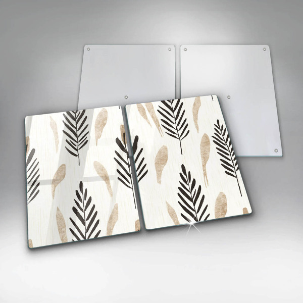 Skleněné krájecí prkénko Boho rostliny