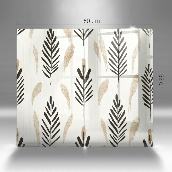 Skleněné krájecí prkénko Boho rostliny