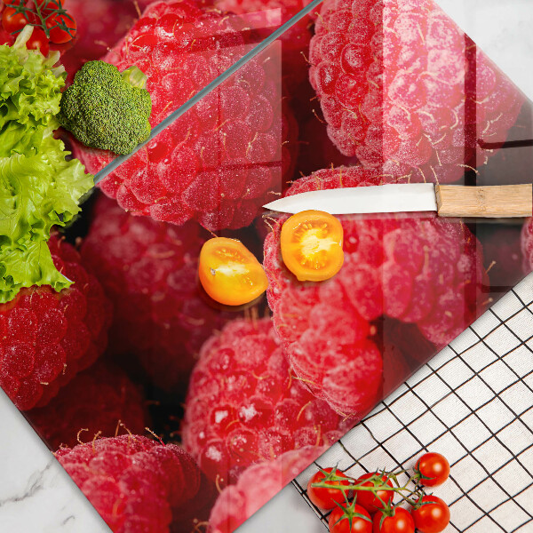 Skleněné krájecí prkénko Malinové ovoce