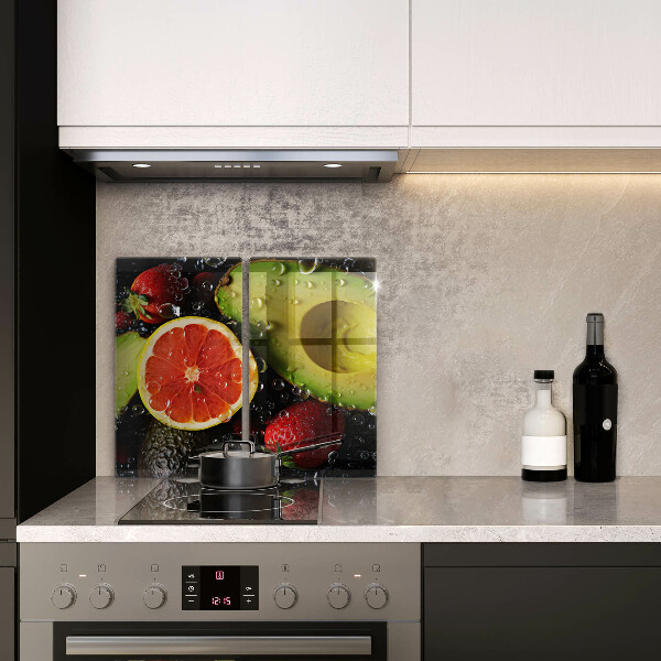 Skleněné krájecí prkénko Ovoce a zelenina