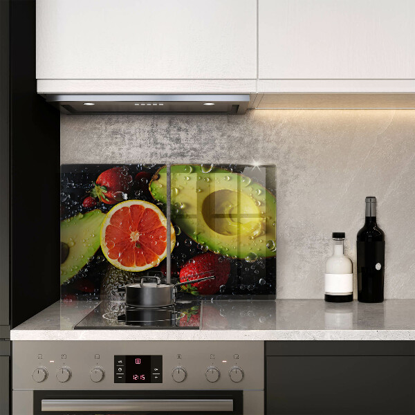 Skleněné krájecí prkénko Ovoce a zelenina