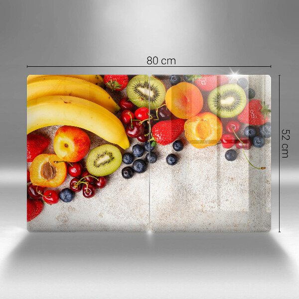 Skleněné krájecí prkénko Sváteční ovoce