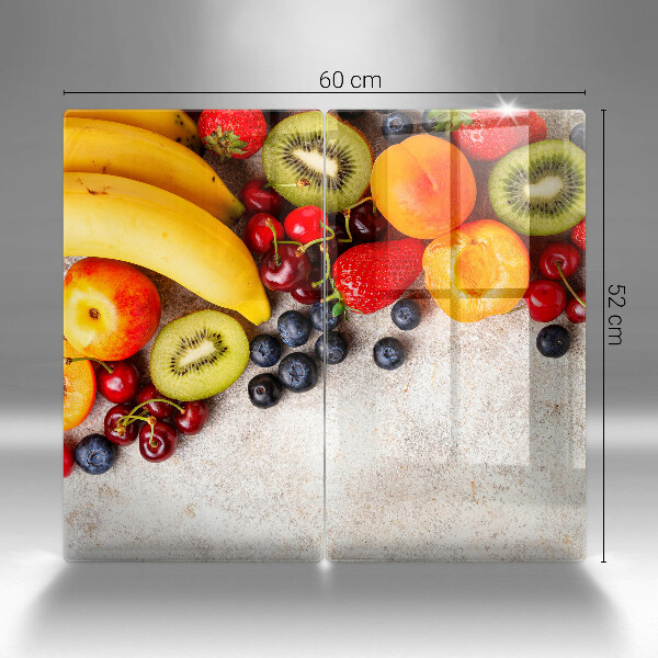 Skleněné krájecí prkénko Sváteční ovoce