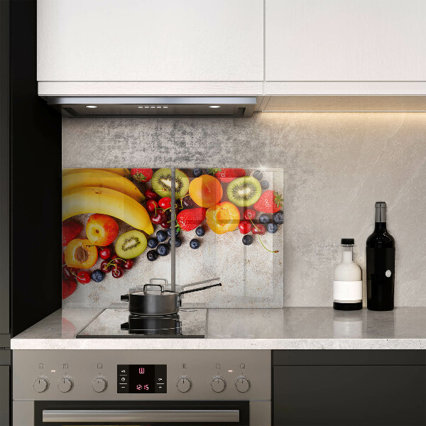 Skleněné krájecí prkénko Sváteční ovoce