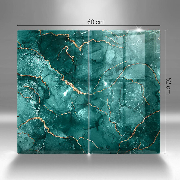 Skleněné krájecí prkénko Modrý mramor