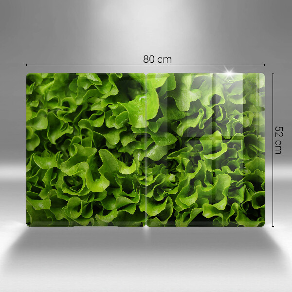Krájecí prkénko skleněné Listy zeleného salátu