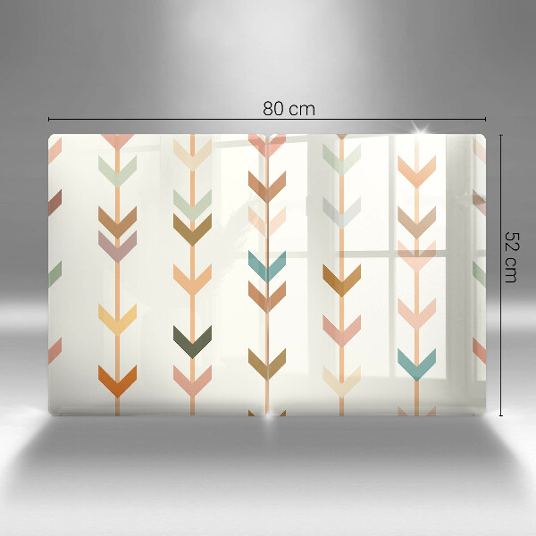 Krájecí prkénko skleněné Geometrické prvky