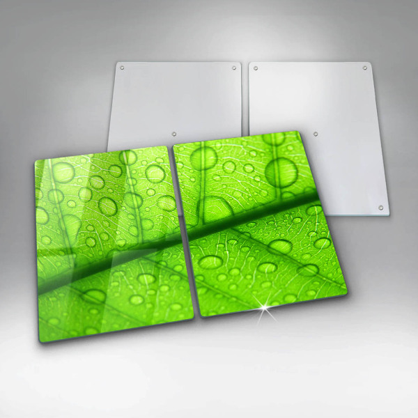 Krájecí prkénko skleněné Detailní záběr na list