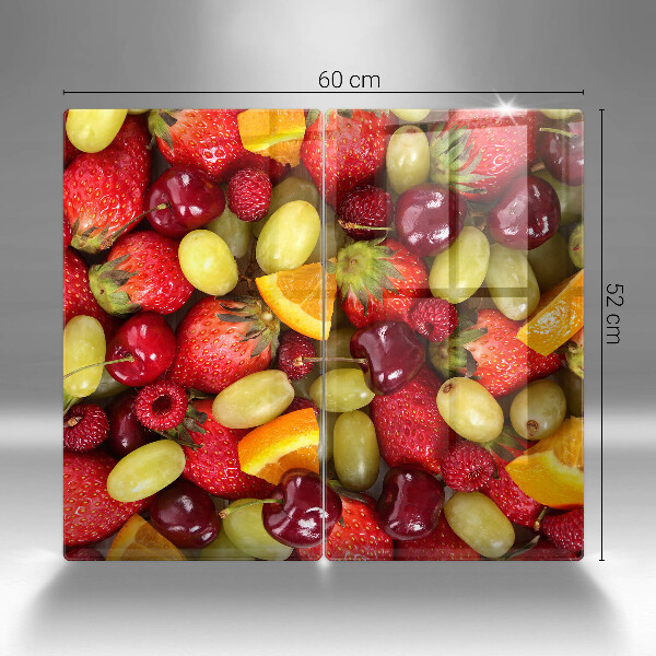 Krájecí prkénko skleněné Letní ovoce