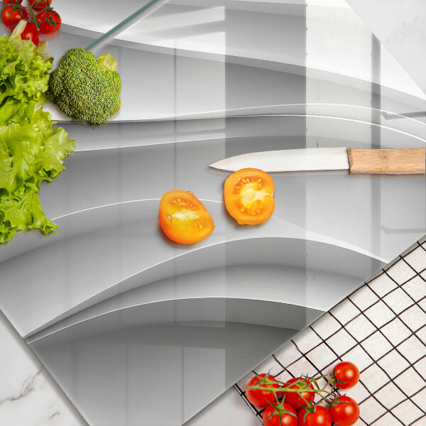 Krájecí prkénko skleněné Geometrické čáry