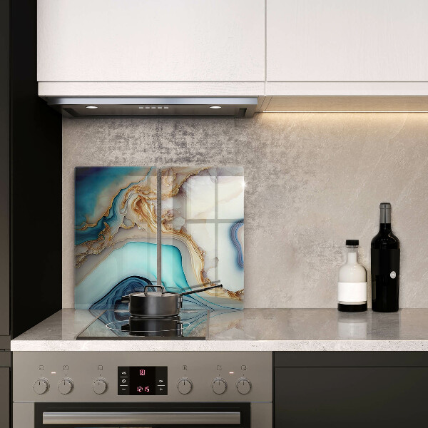 Krájecí prkénko skleněné Vícebarevný mramor