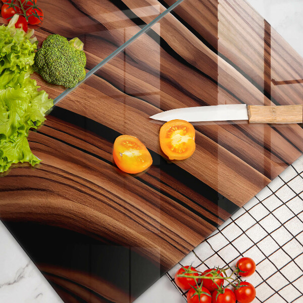 Krájecí prkénko skleněné Dřevěná konstrukce