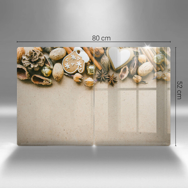 Krájecí prkénko skleněné Vánoční dekorace