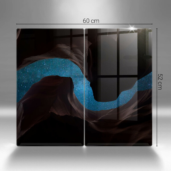 Krájecí prkénko skleněné Hvězdná obloha