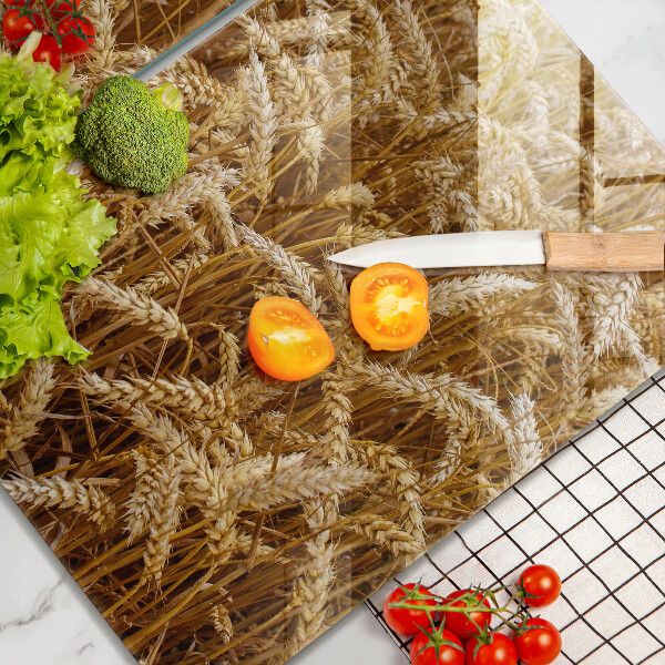 Krájecí prkénko skleněné Pole obilí