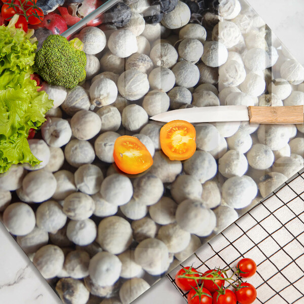 Krájecí prkénko skleněné Černý pepř