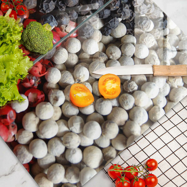 Krájecí prkénko skleněné Černý pepř