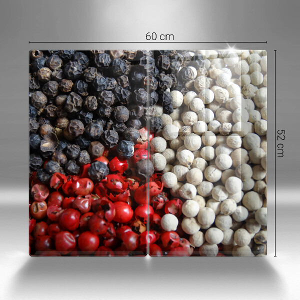 Krájecí prkénko skleněné Černý pepř