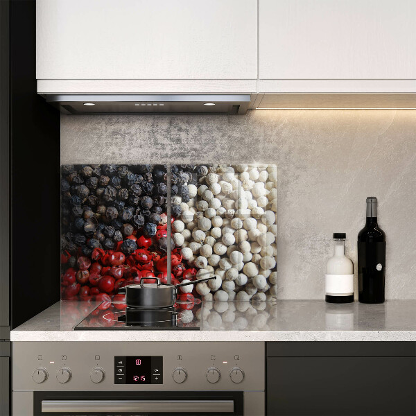 Krájecí prkénko skleněné Černý pepř