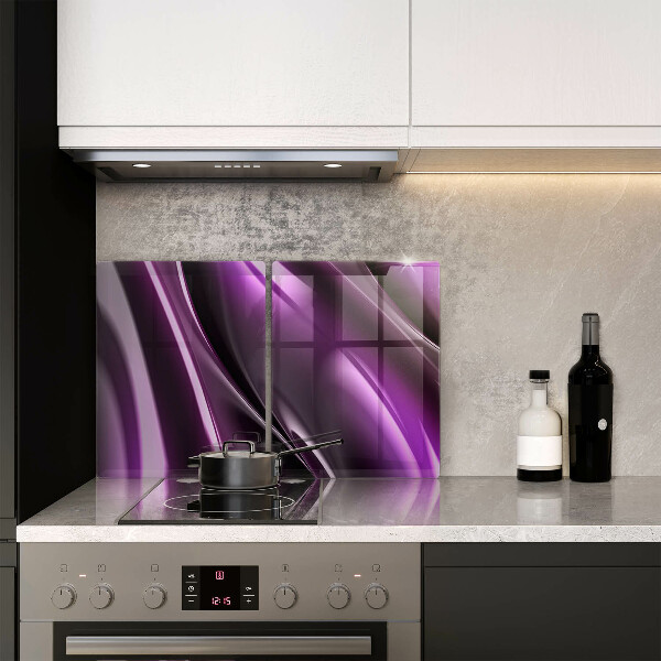Krájecí prkénko skleněné Fialová abstrakce