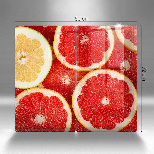 Krájecí prkénko skleněné Plátky grapefruitu