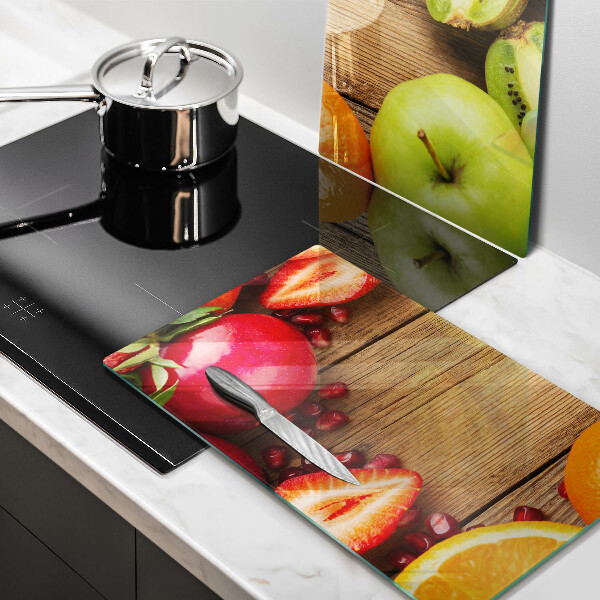 Krájecí prkénko skleněné Čerstvé ovoce