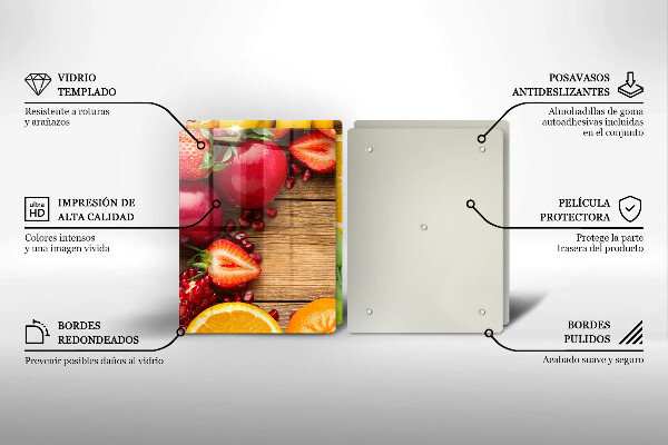 Krájecí prkénko skleněné Čerstvé ovoce