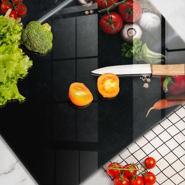 Krájecí prkénko skleněné Barevná zelenina