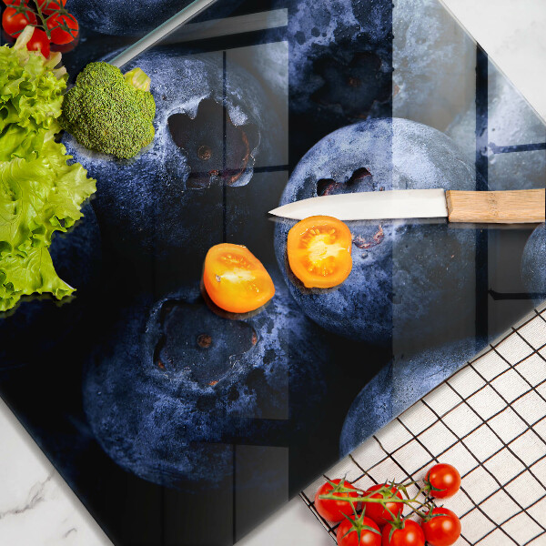 Krájecí prkénko skleněné Zblízka bobulí