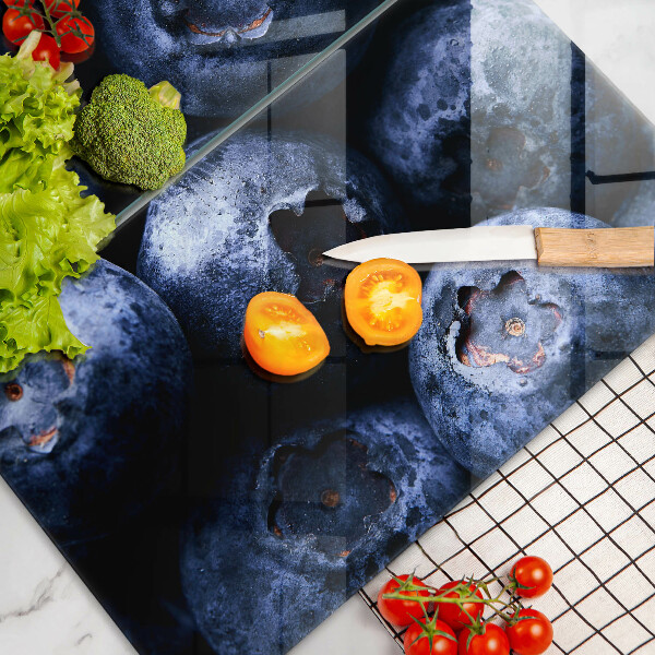 Krájecí prkénko skleněné Zblízka bobulí