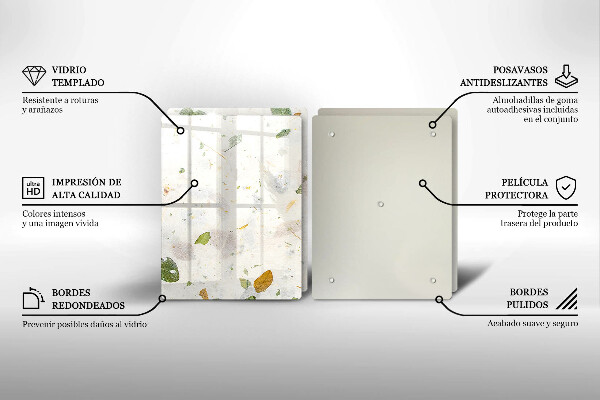 Krájecí prkénko skleněné Padající listy