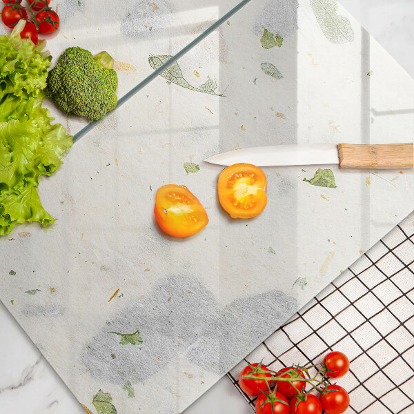 Krájecí prkénko skleněné Padající listy