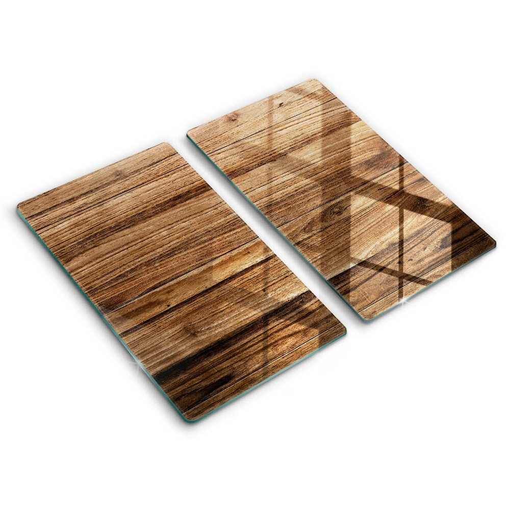 Krájecí prkénko skleněné Textura dřeva