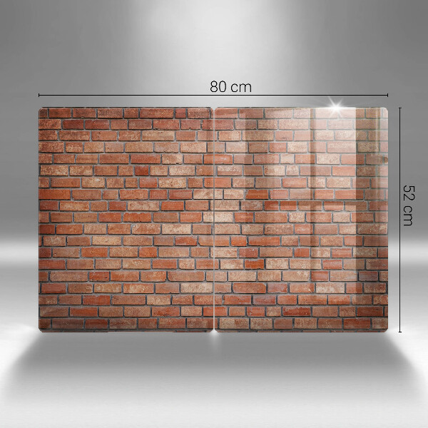 Skleněná krájecí deska Cihlová zeď