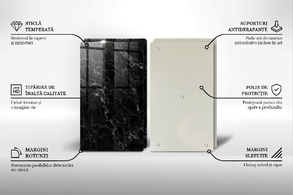 Skleněná krájecí deska Elegantní mramor