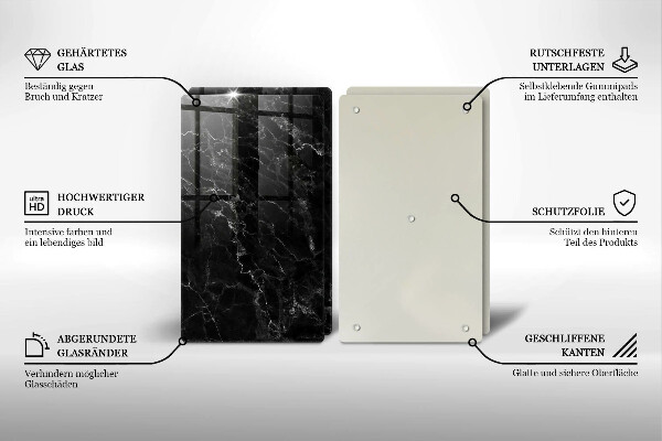 Skleněná krájecí deska Elegantní mramor