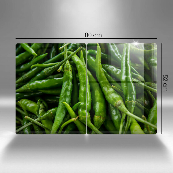 Skleněné krájecí prkénko Hrachové lusky