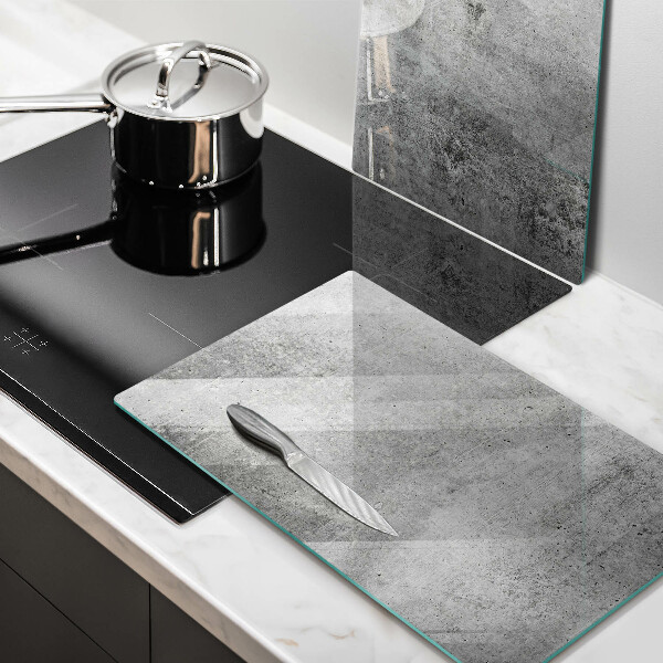 Skleněné krájecí prkénko Betonová textura