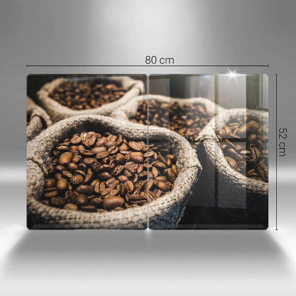 Skleněné krájecí prkénko Sáčky z kávových zrn