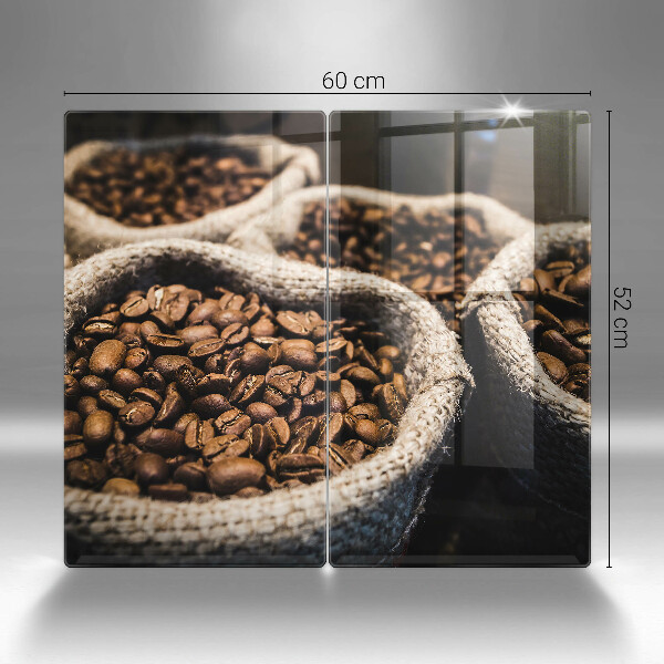 Skleněné krájecí prkénko Sáčky z kávových zrn