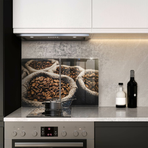 Skleněné krájecí prkénko Sáčky z kávových zrn