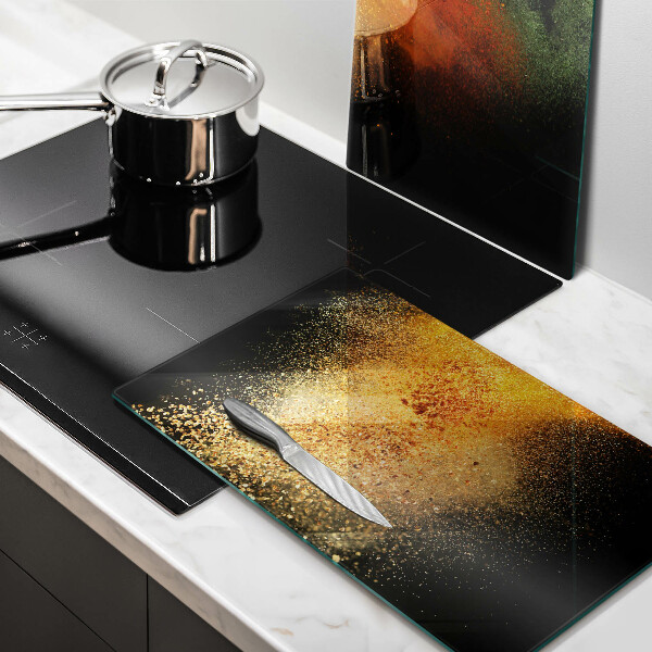 Skleněné krájecí prkénko Barevné koření