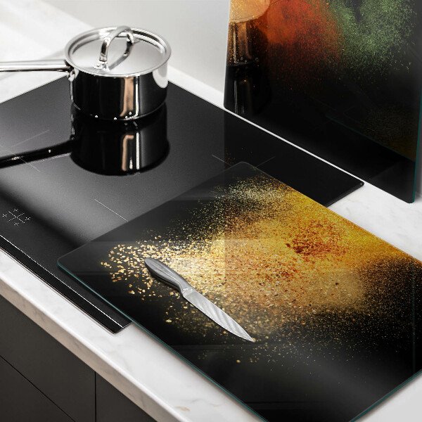 Skleněné krájecí prkénko Barevné koření