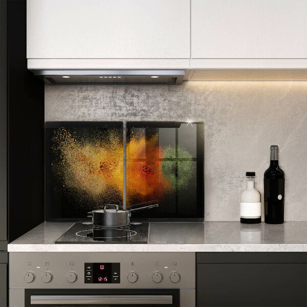 Skleněné krájecí prkénko Barevné koření